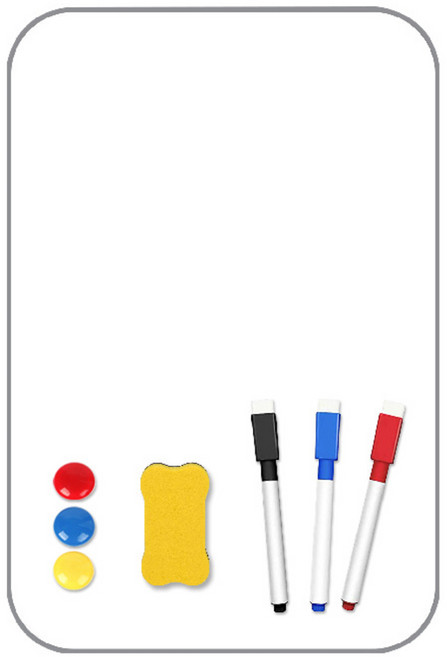 양면 자석 미니 화이트보드 미니칠판, 미니칠판_그레이, 미니칠판그레이