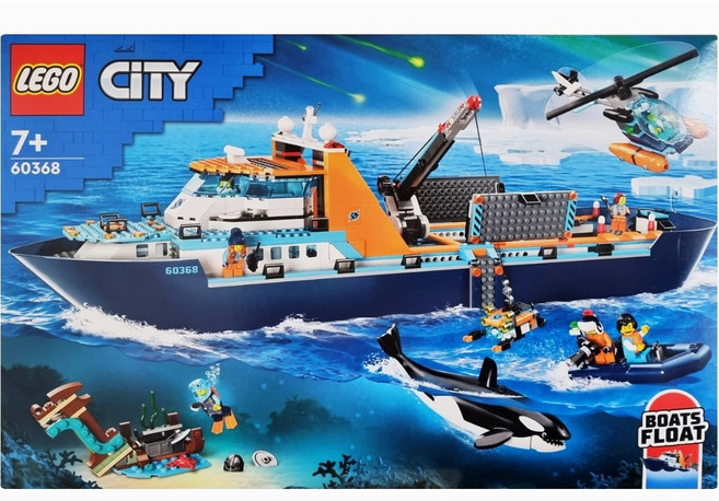 레고 시티 60368 북극 탐사선, 1개, 혼합색상