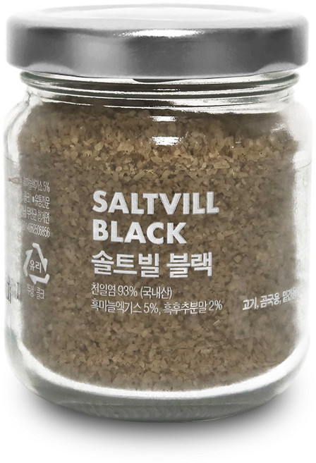 솔트빌 컬러솔트 블랙, 110g, 1개