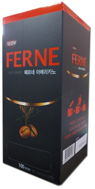 페르네 아메리카노, 1g, 100개입, 1박스