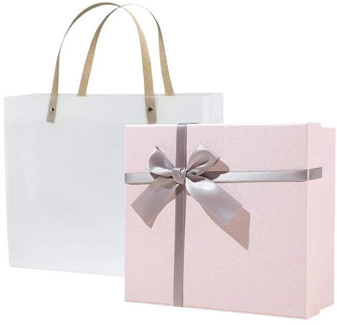 리빙피카 기프트박스 패키지 세트, 핑크, 1세트 - 쿠팡