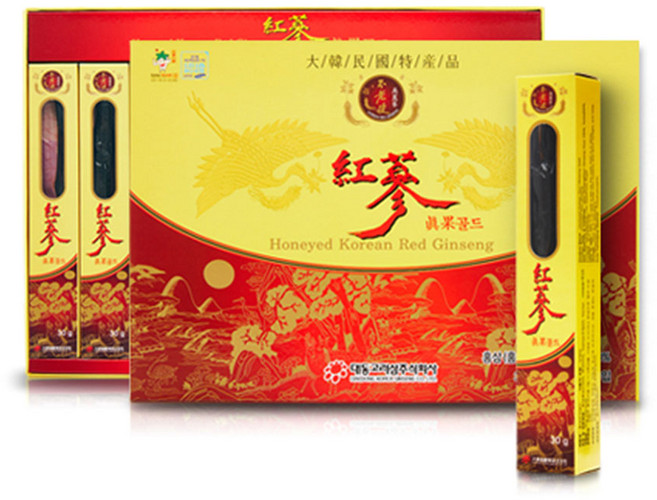 홍삼 진과 골드 10개 국내산 고려홍삼절편 벌꿀 당절임 진세노사이드 홍삼 한뿌리 정과 맛있는 고급 홍삼 정과 개별포장 명절 선물 세트, 30g