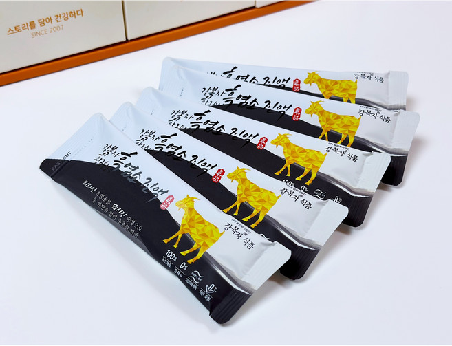 강복자식품 황금숙성 흑염소진액 지리산 자연방목 엑기스 즙, 30개, 60ml