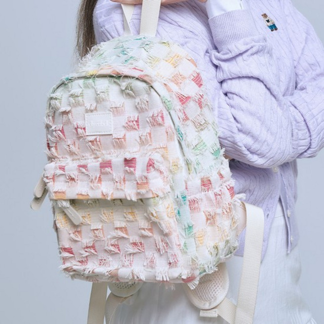 엘리자벨 레인보우 프린지 백팩 여자 가방 보부상백