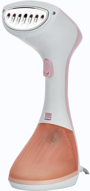 가정용 휴대용 스팀 걸이 다리미 옷 주름제거기 - 2in1 260ml 대용량 천안각 20초 예열, 분홍색, 30000