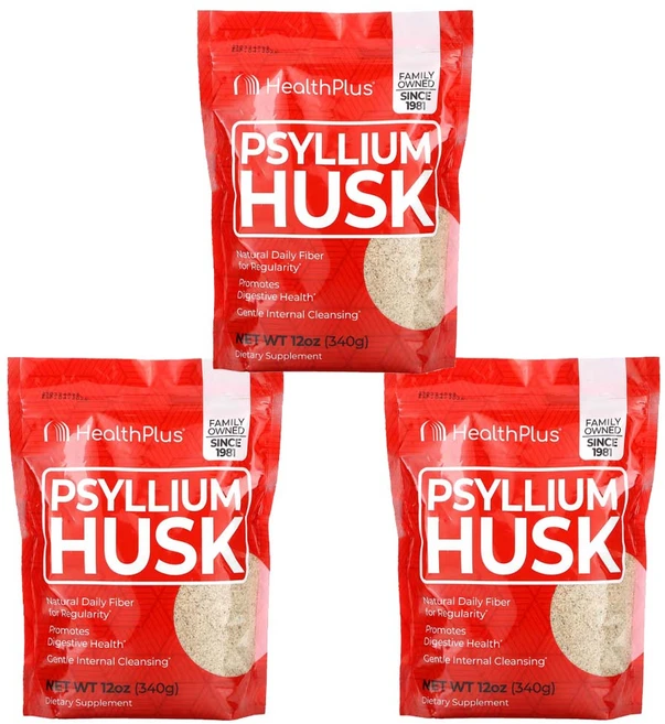 헬스플러스 차전 자피 차천차피 자전자피 Psyllium Husk 340g3팩, 340g - 쿠팡