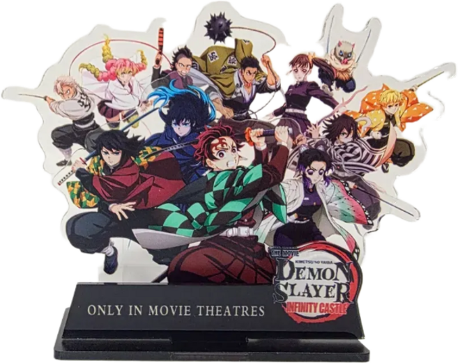 귀멸의칼날 귀살대 단체 아크릴 스탠드 피규어 굿즈 장식품, 1개