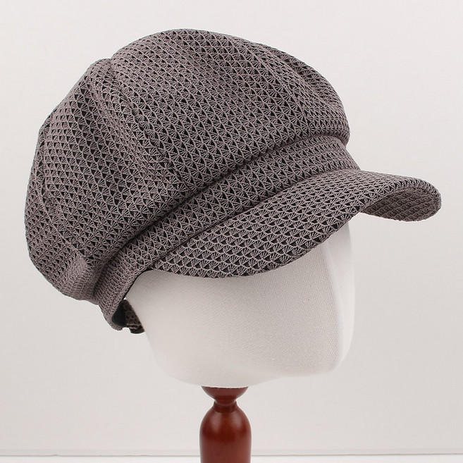 심플메쉬 팔각모 헌팅캡 시원한 여성 남성 여름 캡모자 빵모자