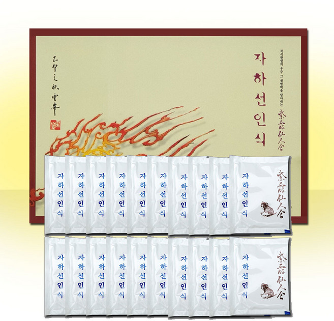 자하생식 자하선인식 구자하 10포 담백한 맛, 35g, 10개