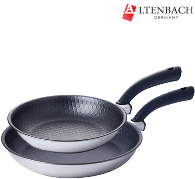 알텐바흐 헥사 통5중 스텐 후라이팬 세트 혼합색상 프라이팬 22cm+ 30cm, 후라이팬 22cm+30cm, 1개