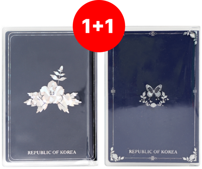 팍스홈 (1+1) 투명 자개 한국 여권케이스 외국인선물 기념품