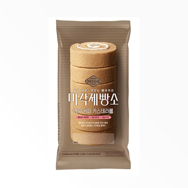 미각제빵소 연유커피카스테라롤 128g x 2개