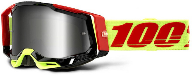 100% 레이스크래프트 2 고글 위즈 - 실버 플레시 렌즈