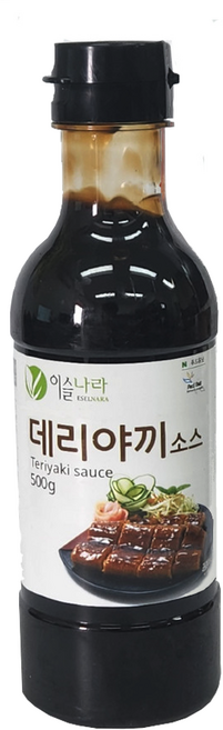 이슬나라 데리야끼 소스 500g 액상 양념 대용량 식자재 업소용 식당용 급식용 가정용, 이슬나라 데리야끼 소스 500g 액상 양념 대용량 식자