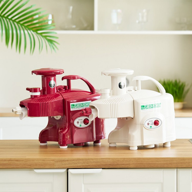 그린파워 녹즙기 생즙기 착즙기 쥬서기 주서기 원액기 과즙기 즙기 쌍기어, 풀구성-크림화이트