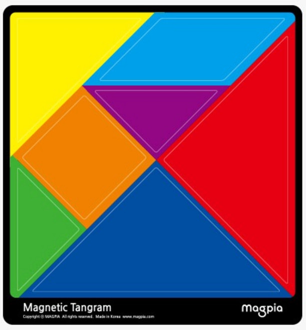 마그피아]자석칠교놀이/학생용MTGM-01, 1개