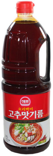 해표 요리백미 고추맛기름, 1.8L, 1개