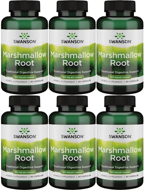 스완슨 마시멜로 뿌리 500mg, 90정, 6팩 - 쿠팡