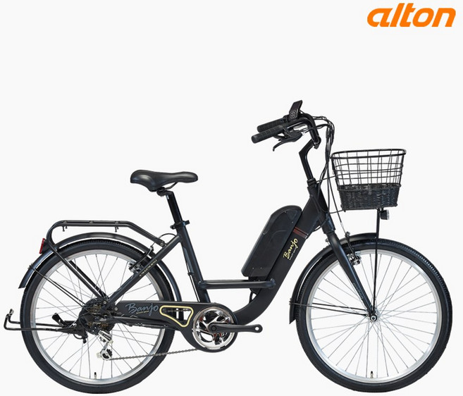 22년 알톤 전기자전거 벤조24스페셜 13.4Ah배터리 24인치, 파스전용, 버건디, 반조립 배송