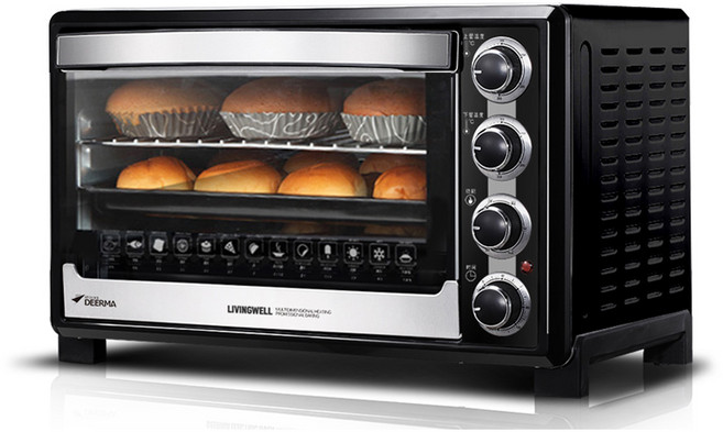 리빙오븐PRO 컨벡션 67L 업소용 전기오븐, 블랙