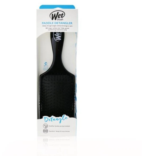웻 브러시 패들 디탱글러-블랙, 1개 - 쿠팡