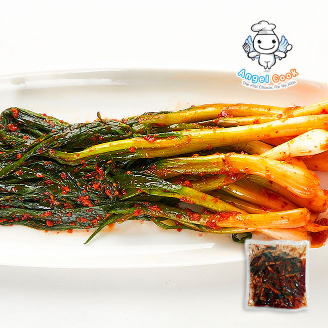 [엔젤쿡] 무배 깔끔한 남도의참맛 별미가 여수 돌산 갓김치 파김치 깍두기 알타리 총각김치 고들빼기 석박지 대파 갓물김치 동치미 깍치미 갓치미 대파피클, 2kg, 별미 매운파김치