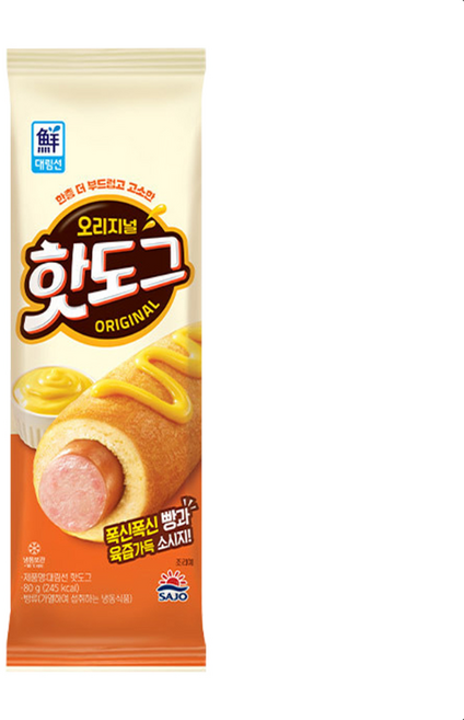 사조-대림선핫도그80g x20, 80g, 20개
