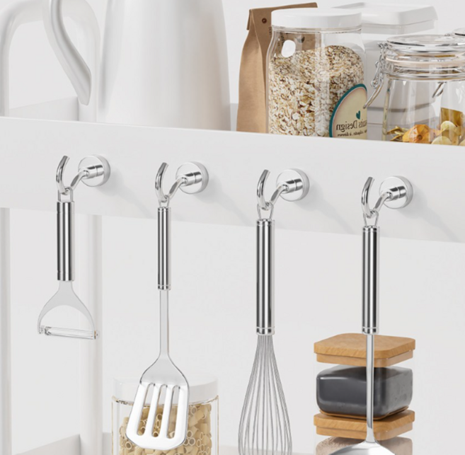 고리자석 16mm 실버 스테인레스 10개