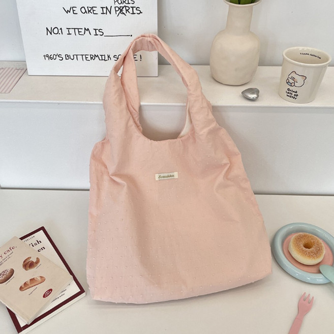 후암마켓 파스텔 6컬러 감성 에코백 가벼운 데일리 캔버스백