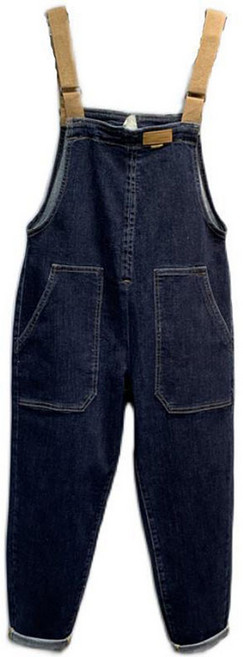 FANSYLI 빅사이즈 멜빵바지 6XL 남성 슬랙스 데님 점프슈트 빈티지 캐주얼 배기팬츠 X2504A15