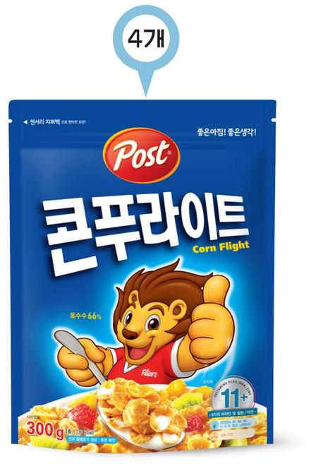 포스트 콘푸라이트, 300g, 4개