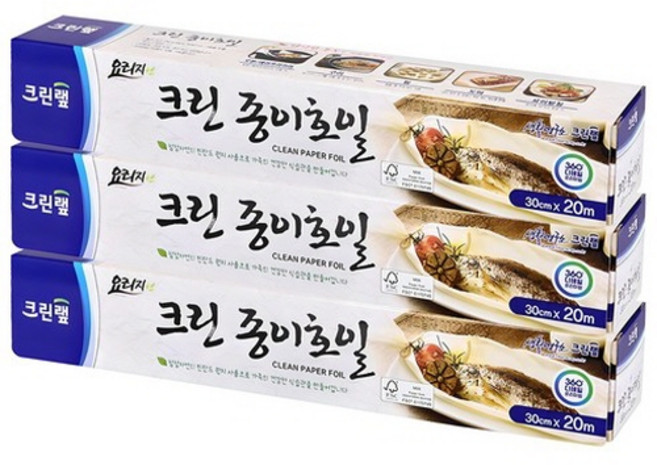 크린랩 종이호일, 20m, 1개입, 3개