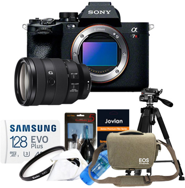 소니 A7R V(A7RM5)+24-105mm F4 G+메모리포함 8종 악세사리 패키지/컬스, 128G