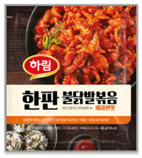 하림 한판 불닭발볶음 매콤한맛 300g, 1개