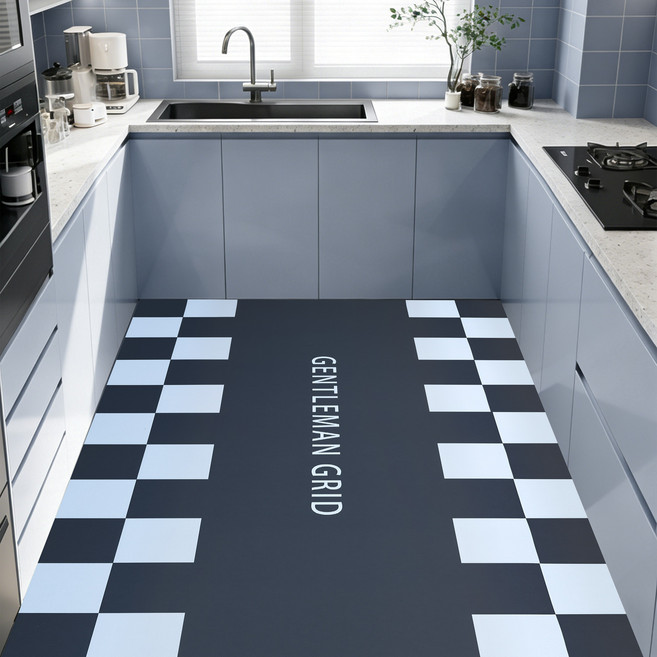 발매트 대형 주방매트 미끄럼방지 방수 다용도 커팅 가능 매트 욕실 현관 신발장 매트 주방발매트, 1개, Y1651