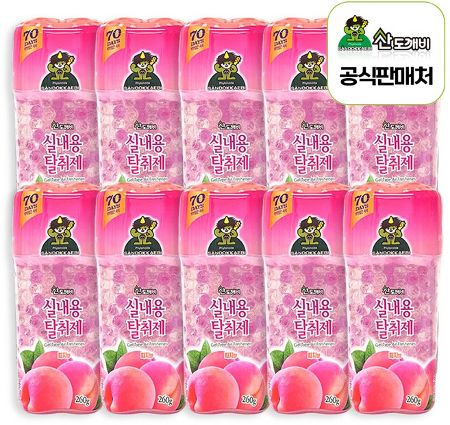 산도깨비 실내용탈취제, 260g, 10개