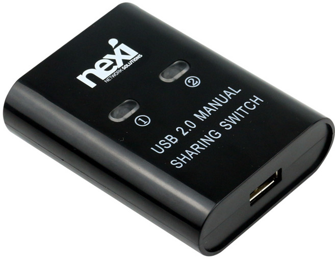 넥시 2:1 USB2.0 스위치 NX915, 1개