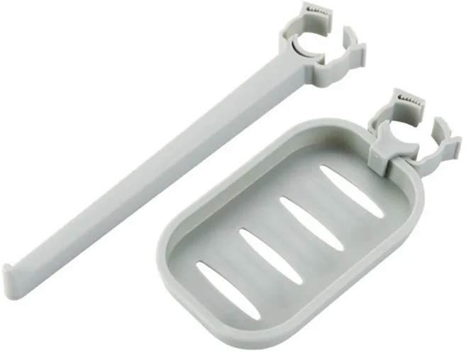 뜨거운 싱크대 걸이식 보관 랙 홀더 스폰지 욕실 주방 수도꼭지 클립 접시 천 선반 배수 건조 정리함, 01 파란색