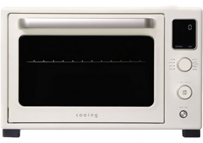 쿠잉전자 전기 스팀 오븐 크림 35L, CON-S32cr