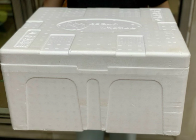 保麗龍保溫箱 冰桶 漁箱 輕便保冷箱, 白色, 1個