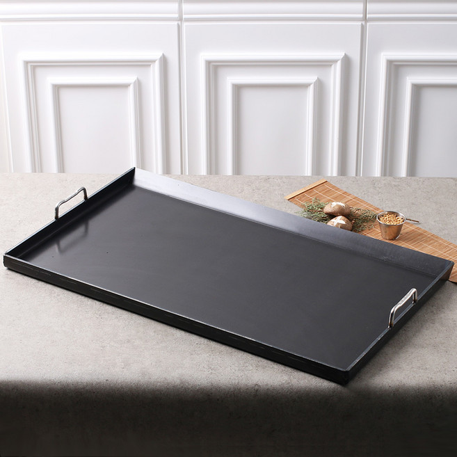 무쇠 사각 철판 요리 6T 4호 떡볶이 곱창 구이 팬 판 닭갈비 호떡 순대 볶음 인덕션 전판 전팬