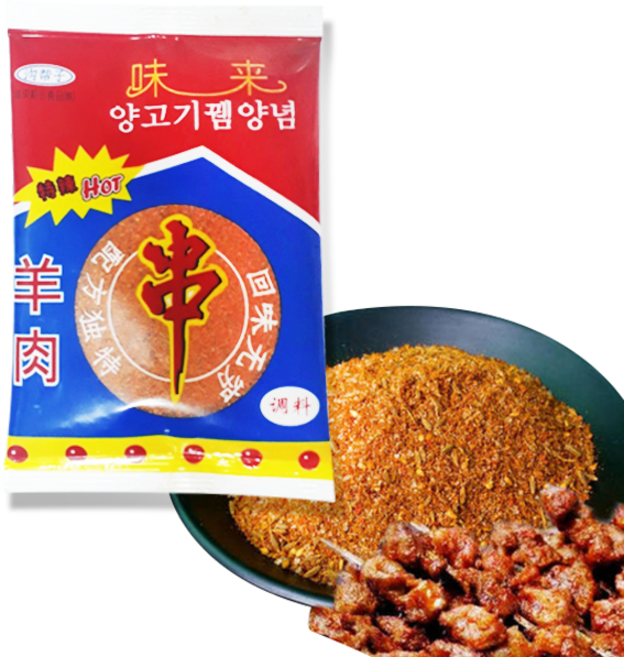 홍홍 중국식품 양꼬치 양념 소스 뀀양념 매운맛 (대), 57g, 1개