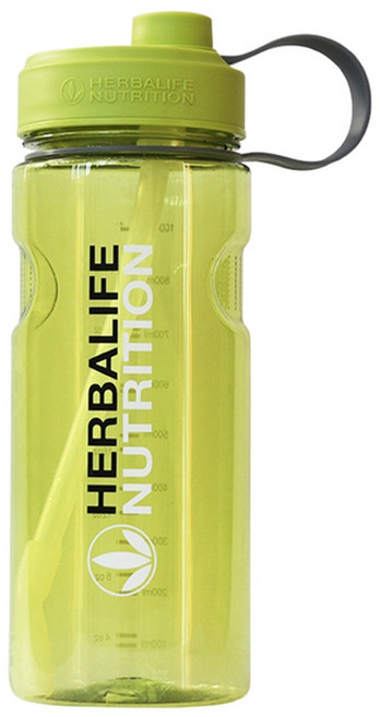 1000ml 1l2l 캔디 컬러 블랙 대형 1000ml2000ml 휴대용 허벌라이프 뉴트리션 쉐이크 스포츠 물병, 1L, 1개