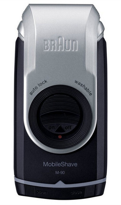 BRAUN M90 모바일 쉐이브 전기면도기, 블랙