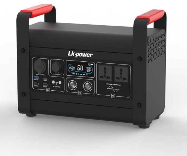 LK1000 휴대용 파워스테이션 1000W 용량 1000Wh 300000mAh 재난 예방용