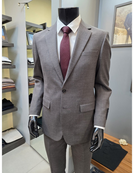 바쏘옴므 브라운 남성 봄 여름 베이직 수트 정장세트 WS A1JT28A JW28A -3990