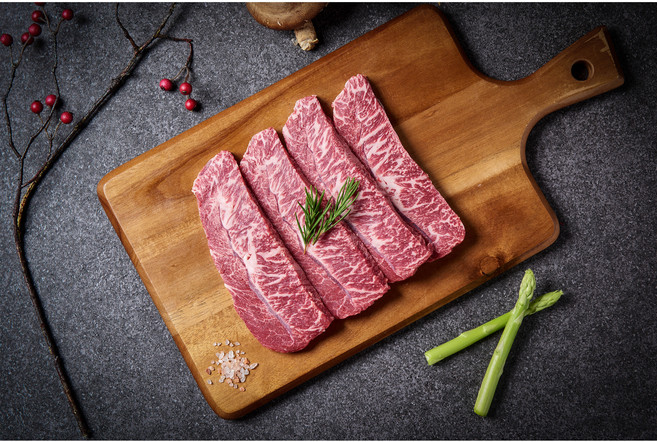 [봉화신덕산한우]봉화 한우 1등급 부채살 구이용 (냉장) 단품, 1개, 300g