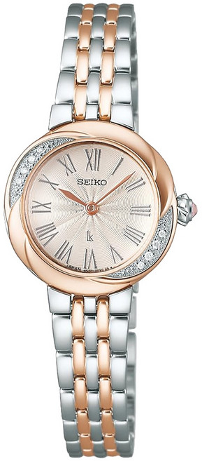 SEIKO 精工 LUCIA GROW 女性金屬手錶 SSWA002