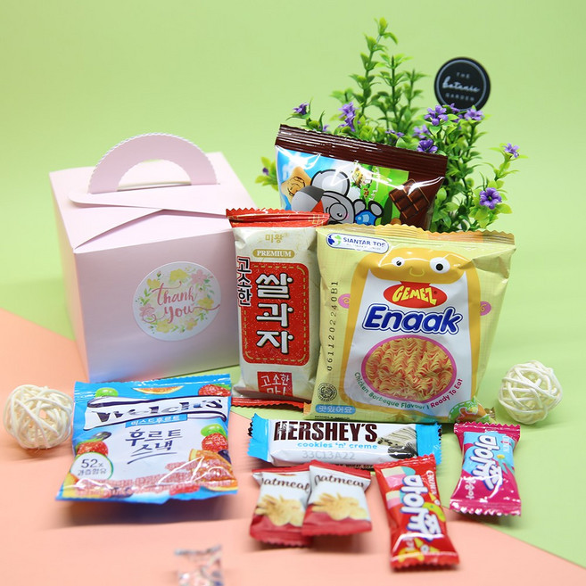 한봄 흡연예방 포스터 그림그리기 대회 시상 간식 선물 과자 꾸러미 1101728, 단품