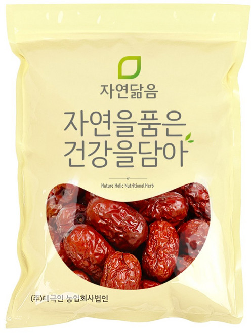 자연닮음 수입 대추 1kg 달콤한 중국대추 신장 건대추, 1개